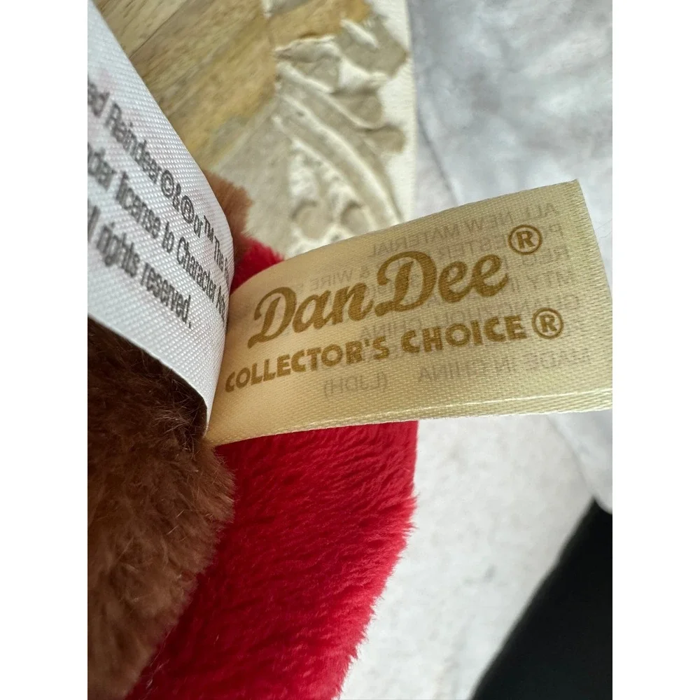Dan Dee Rudolph The Red‎ Nosed Reindeer Plush Saxophone Christmas Holiday Toy
